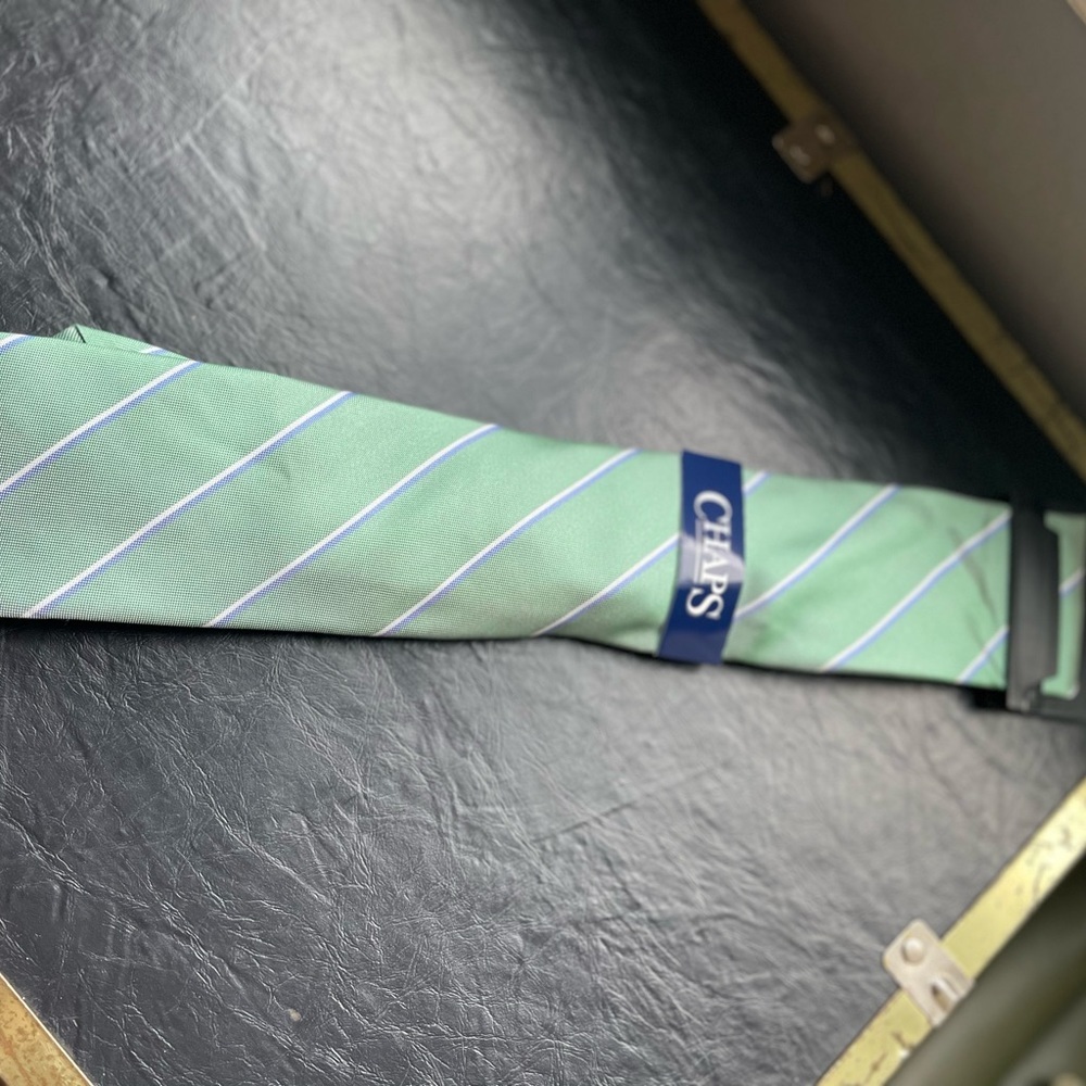 Green Blue Chaps Tie